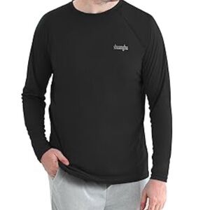 Shuanghu Black Spf50 Long sleeve men's Top S/M